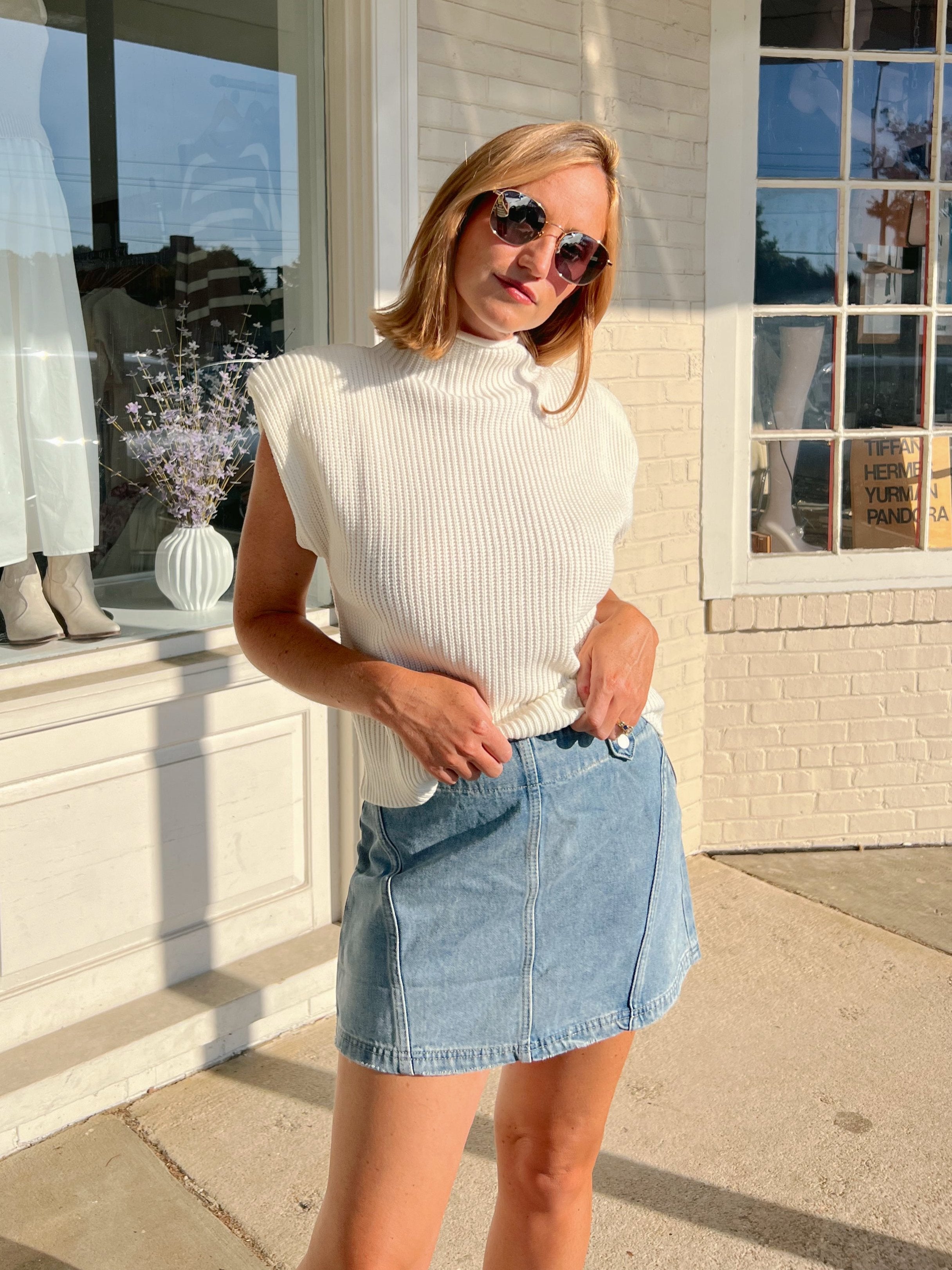 EESome | All Too Well Denim Mini Skirt | Sweetest Stitch