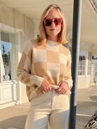 Aureum | Checkmate Sweater | Sweetest Stitch Boutique