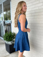 Olivaceous | Celeste Sleeveless Denim Mini Dress | Sweetest Stitch