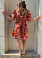 Entro | Maisie Puff Sleeve Floral Dress | Sweetest Stitch Boutique RVA
