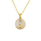 Saints Dainty Fancy B Initial Pendant Necklace