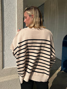 Entro | Striped Oversized Sweater | Sweetest Stitch Boutique