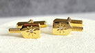 Pickleball Cuff Links Gold Paddle