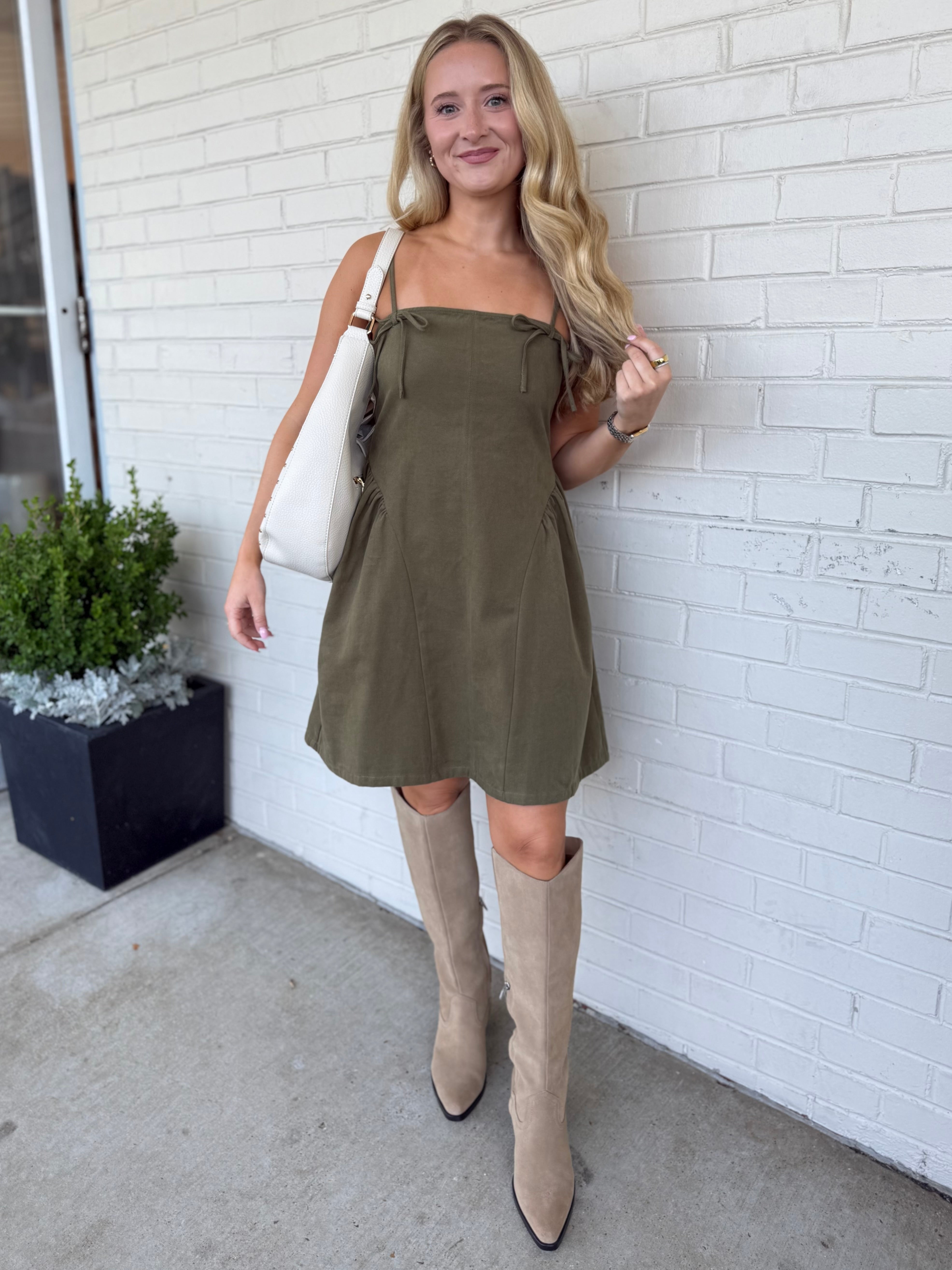 Aureum | Ophelia Bow Mini Dress | Sweetest Stitch Boutique