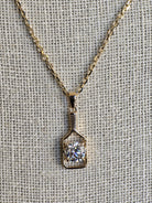 Diamond pickleball paddle FINE 14K necklace 
