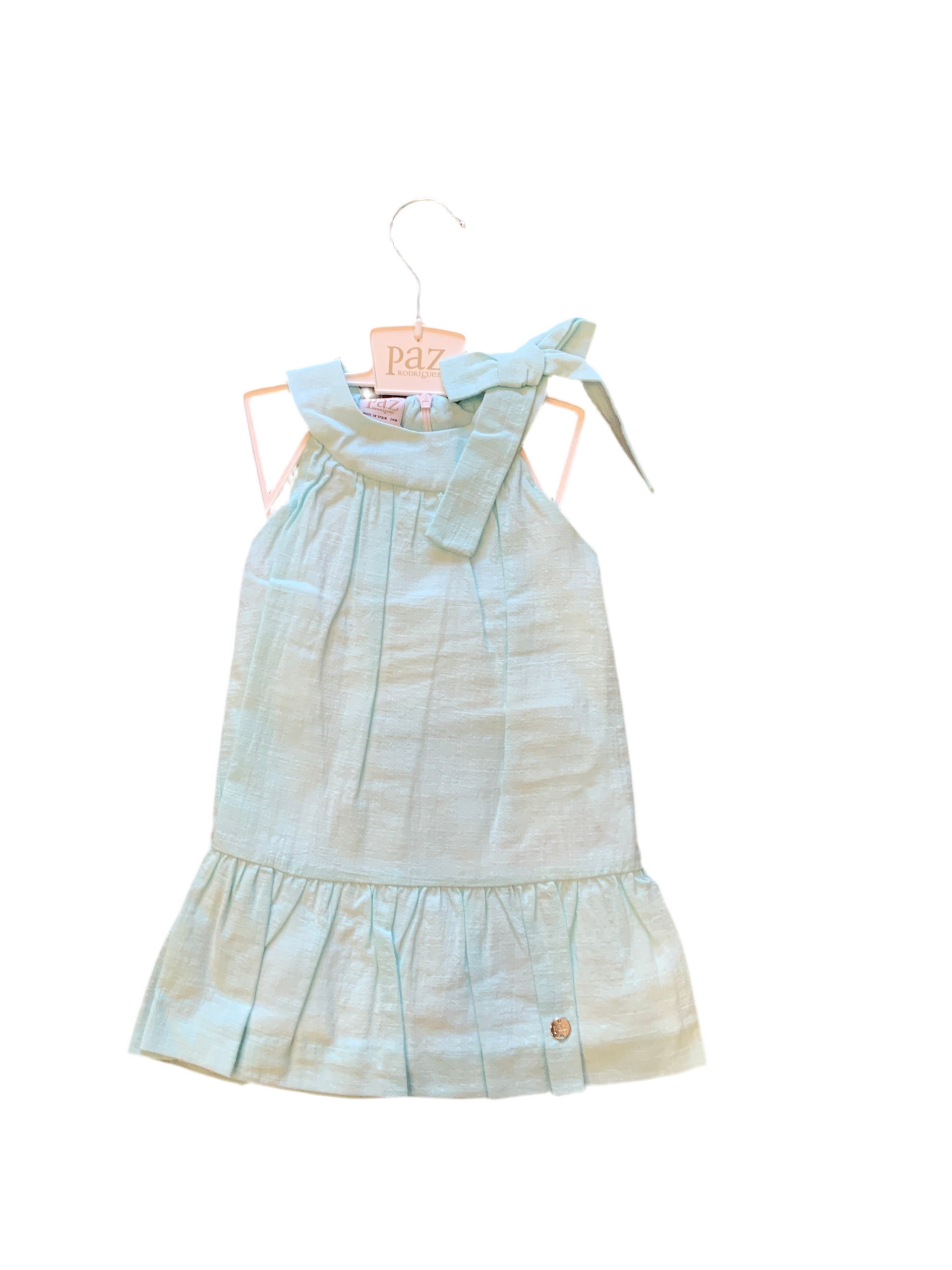 green infant dress Paz Rodriguez
