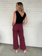 Just Black Denim | Utility Jeans Burgundy | Sweetest Stitch