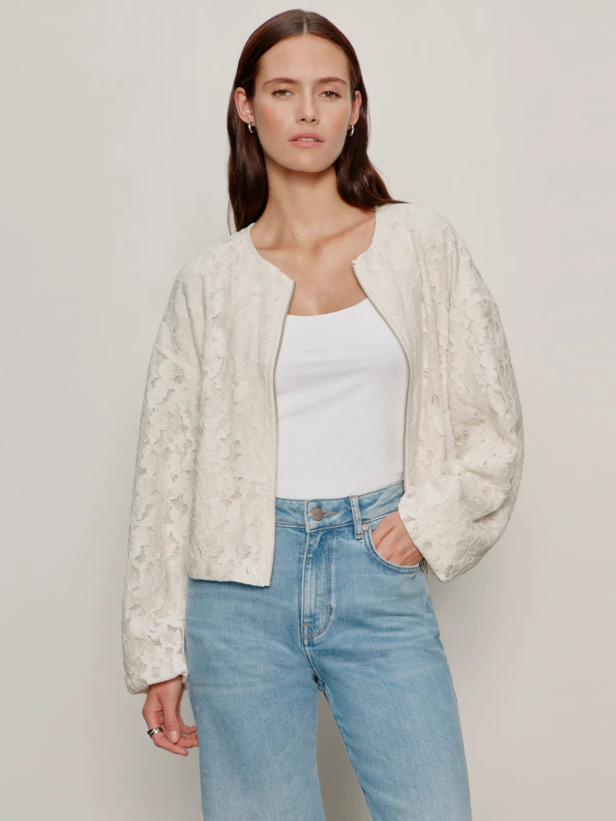 Leila Lace Jacket- Collagen – Shoptiques
