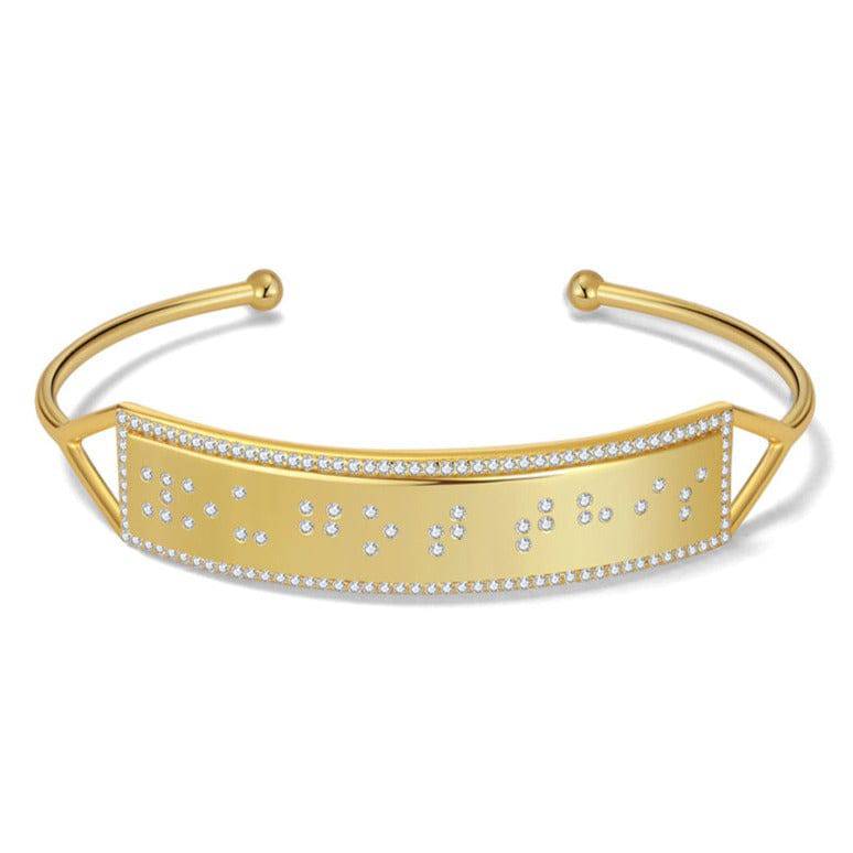 Touchstone You Got This Gold Bling Bracelet