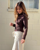 Olivaceous | Elise Long Sleeve Top | Sweetest Stitch Boutique 