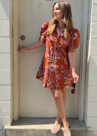 Entro | Maisie Puff Sleeve Floral Dress | Sweetest Stitch Boutique RVA
