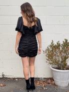 Crescent | Slip Into Satin Mini Dress | Sweetest Stitch Boutique