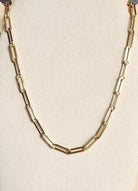 Gold Filled Medium Link paper Clip Chain Necklace