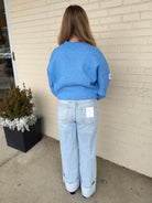 Flying Monkey | Amira Wide Leg Cuffed Jeans | Sweetest Stitch