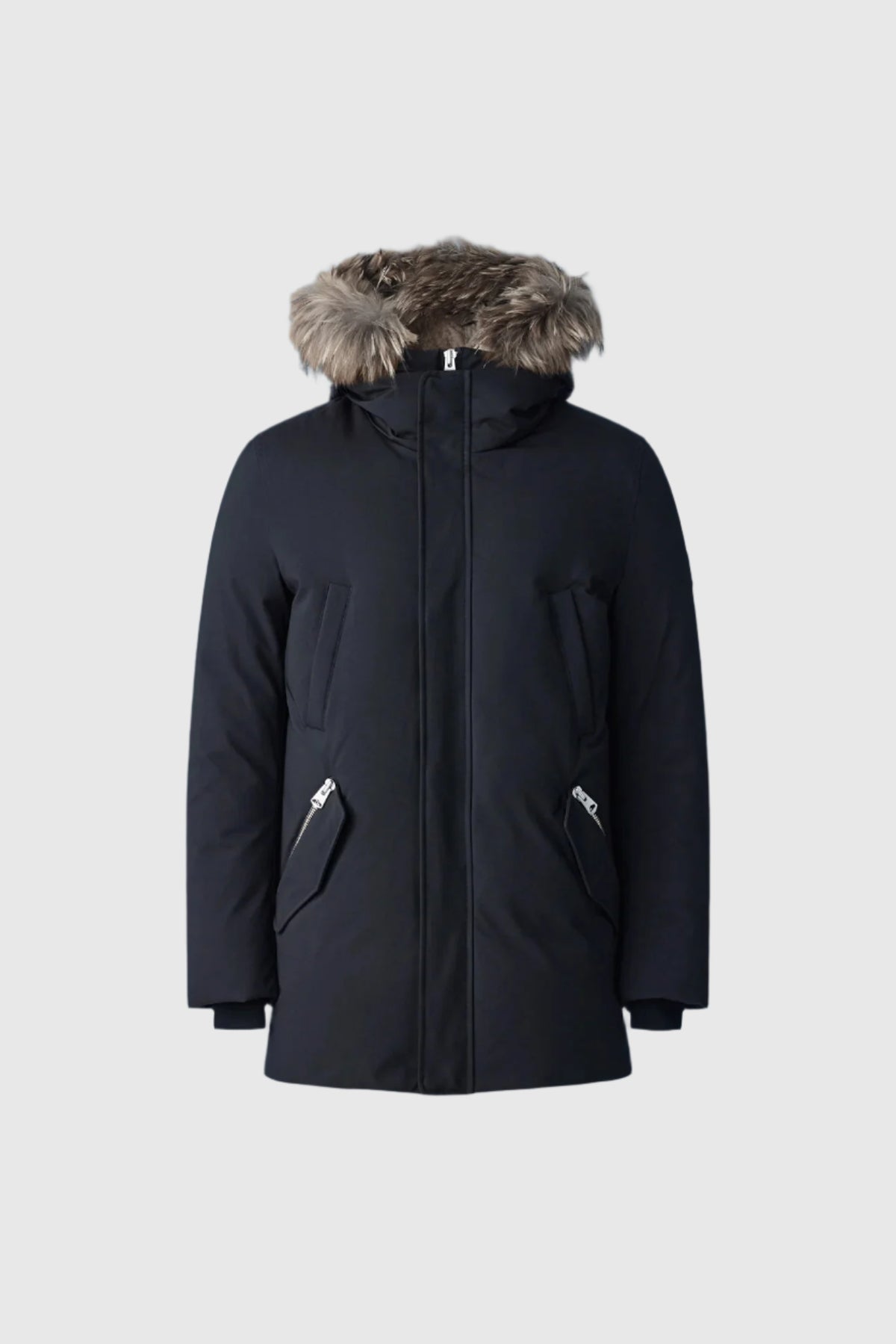 MACKAGE EDWARD-F 2-in-1 down parka with hooded bib and natural fur