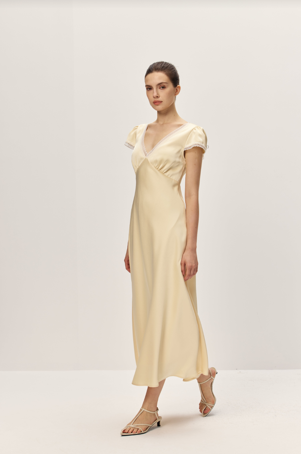 butter yellow dress Ondine Butter Yellow Dress Medium