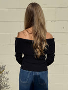 ASTR The Label | Lidia Ribbed Off Shoulder Sweater | Sweetest Stitch