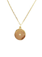 LoveMatch Tennis Heart Pendant Necklace Gold