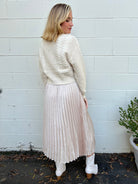 Current Air | Pleated Dress & Sweater Set | Sweetest Stitch