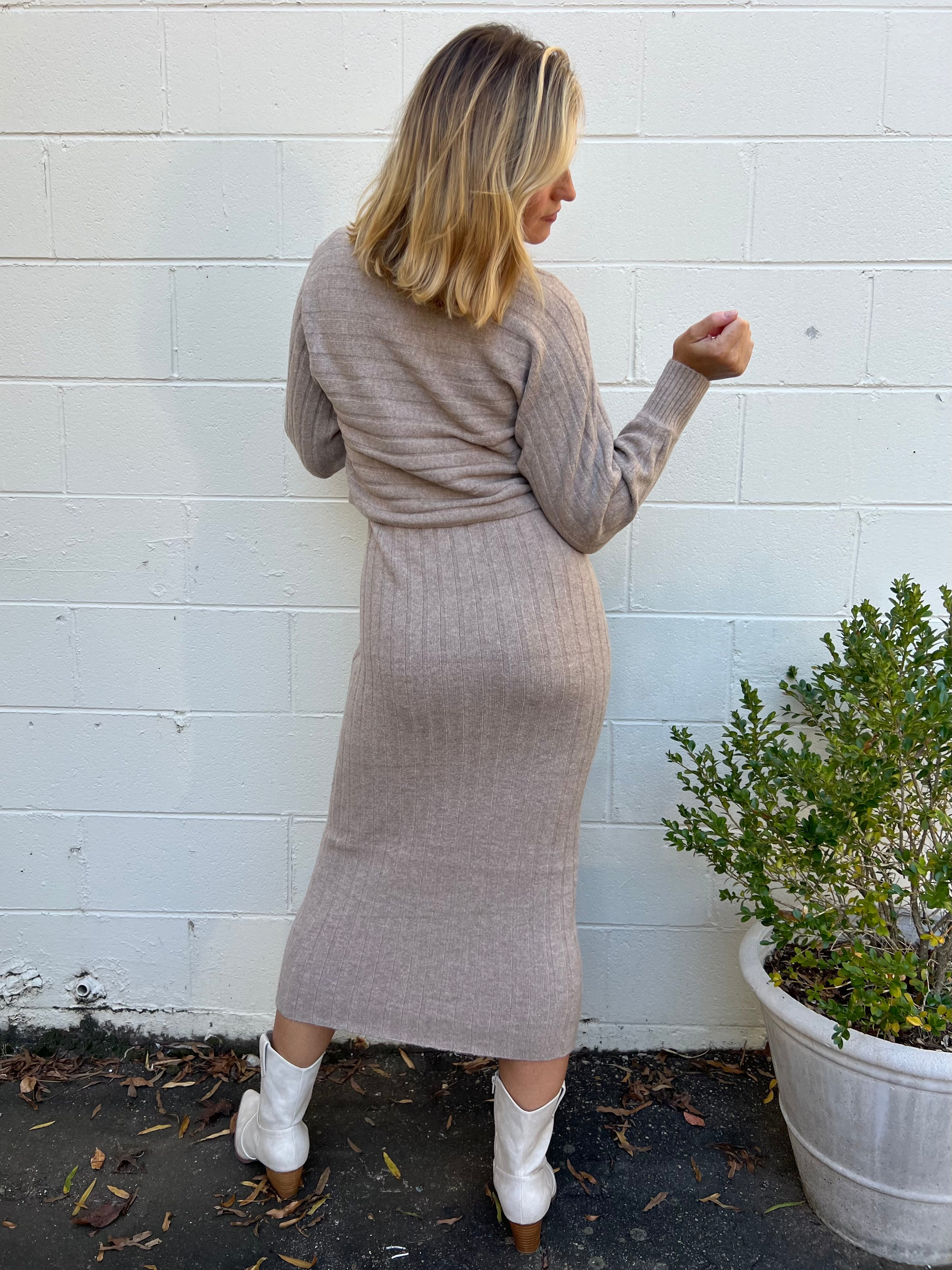 Current Air | Midi Sweater Dress Set | Sweetest Stitch