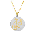 Saints & Saviors Fancy Initial H Pendant Necklace