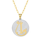 Saints & Saviors Fancy Initial I Pendant Necklace