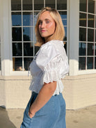 Sofie the Label | Off White Puff Sleeve Top | Sweetest Stitch