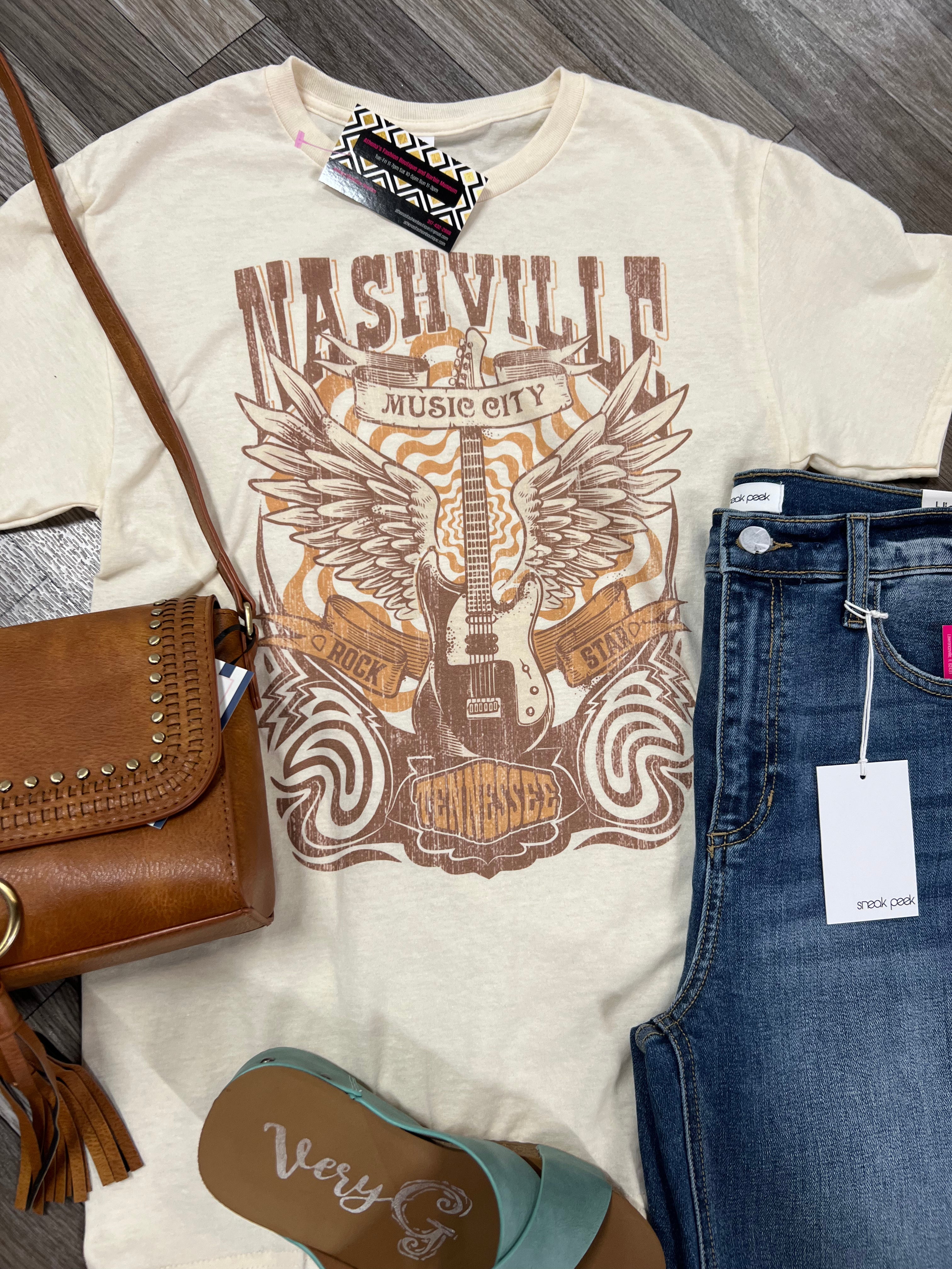 Nashville Graphic T - Athena's Fashion Boutique