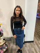 Judy Blue High Waisted Denim Women's Skirt