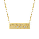 Touchstone Fearless Mini-Bar Necklace Gold