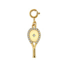 LoveMatch Tennis Racquet Pendant Necklace Gold