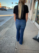 Sneakpeek Triple Button Denim Jeans - Athena's Fashion Boutique