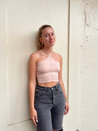 Yvonne Halter Top - gilt+gossamer