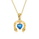 Saints Lucky and Loved Birthstone Necklaces - 12 options