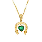 Saints Lucky and Loved Birthstone Necklaces - 12 options