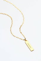 Touchstone BELOVED Bar Necklace