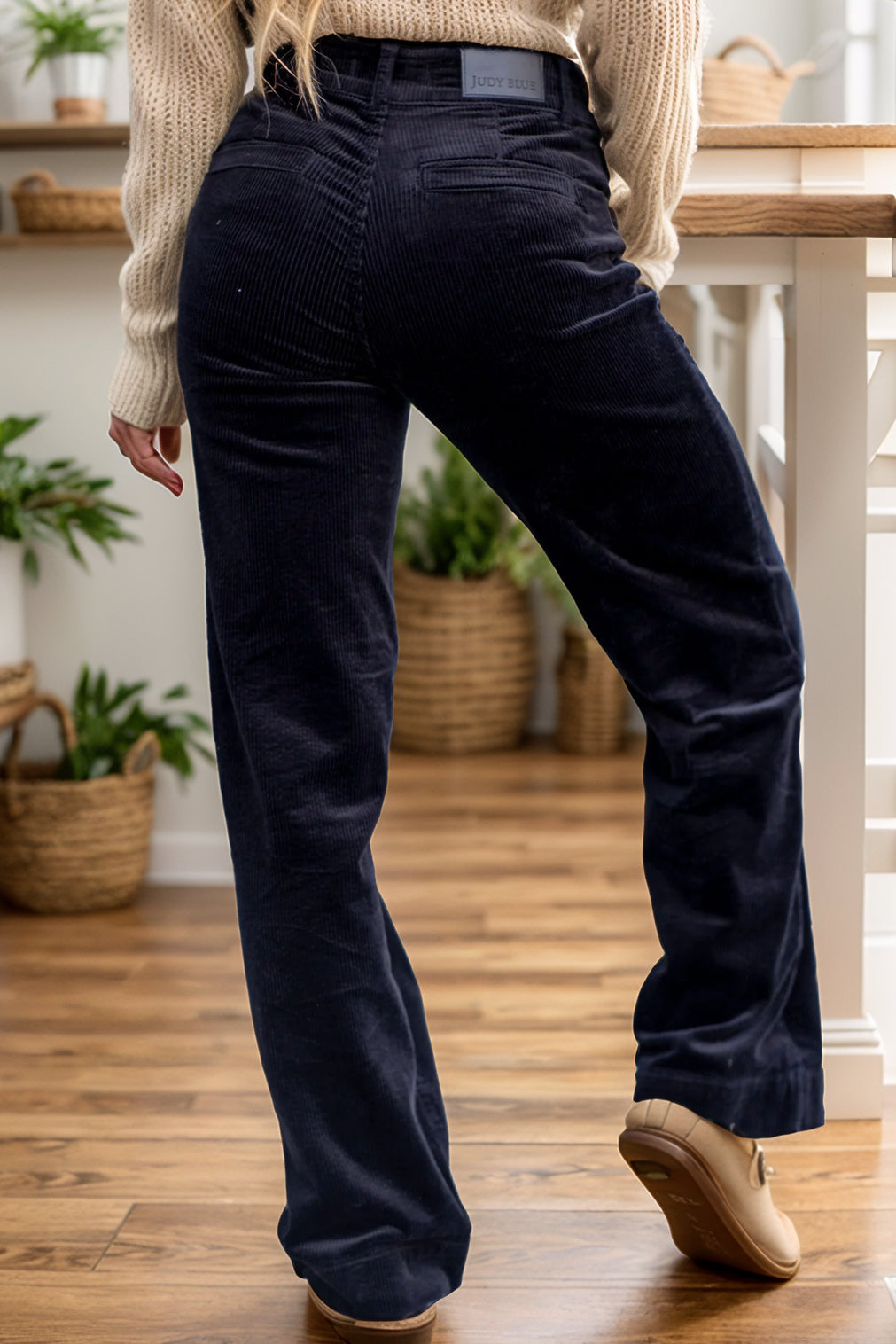 Judy Blue Corduroy Wide Leg - Black – Shoptiques