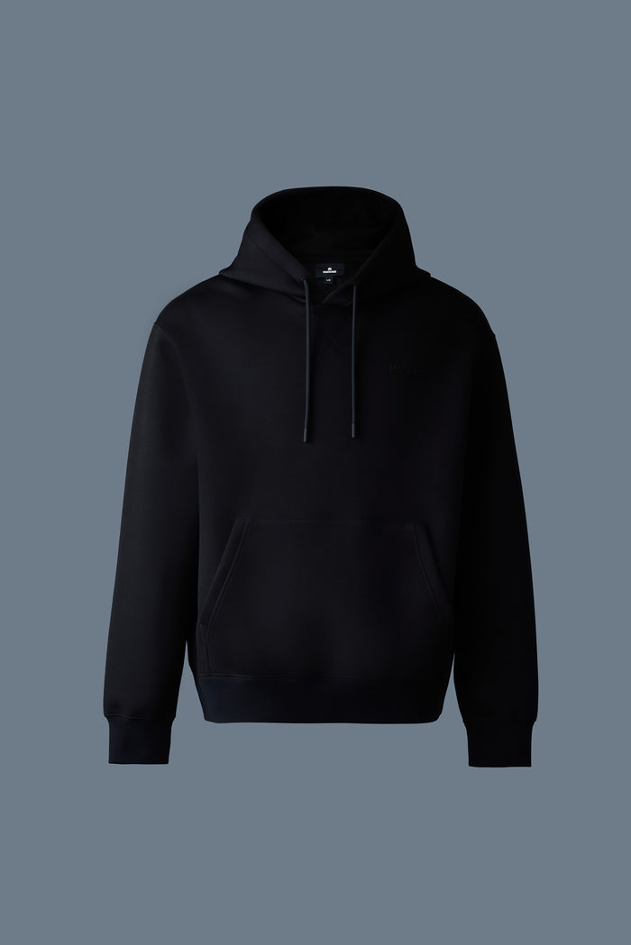 Mackage Krystian Double-Face Jersey Hoodie- Black – Shoptiques