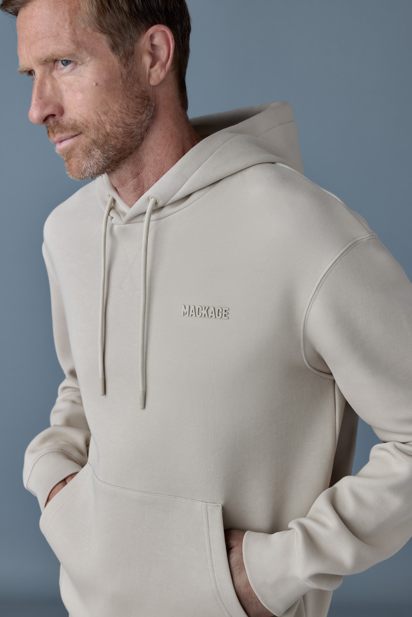 Mackage Krystian Double-Face Jersey Hoodie- Trench – Shoptiques