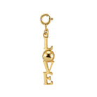 LoveMatch LOVE Tennis Charm Gold