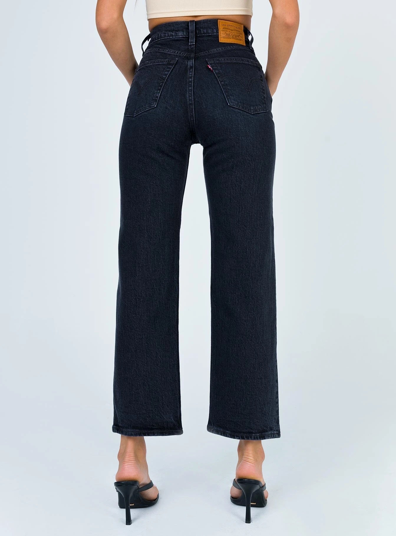 Levi's Ribcage Straight Ankle Feelin' Cagey Jeans - gilt+gossamer