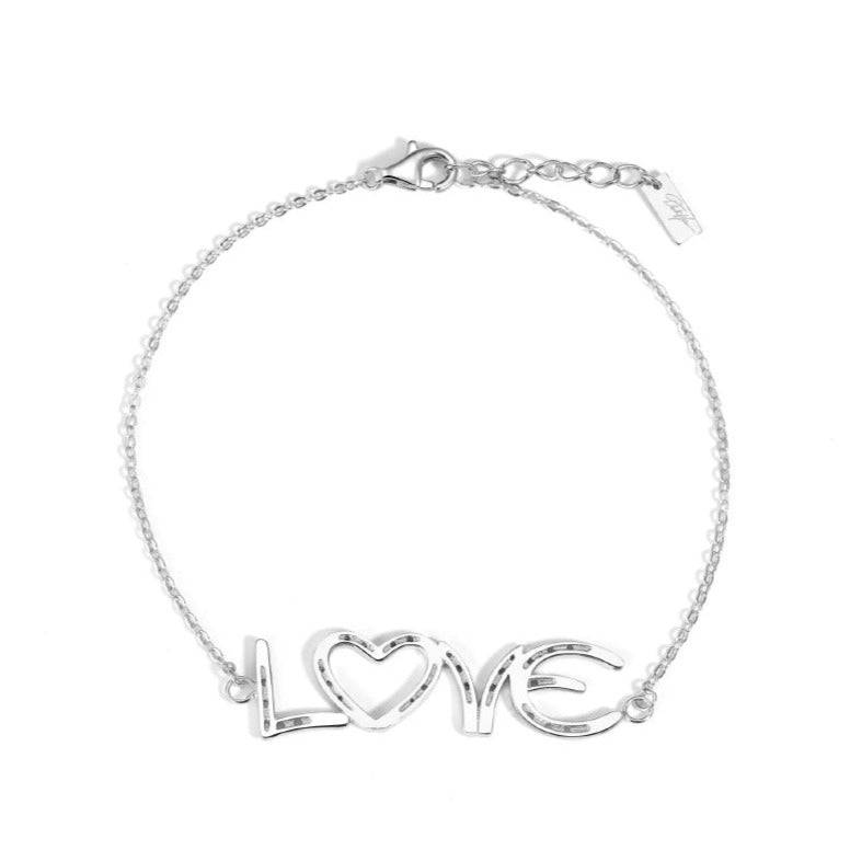 Saints Lucky in Love Horseshoes Bracelet