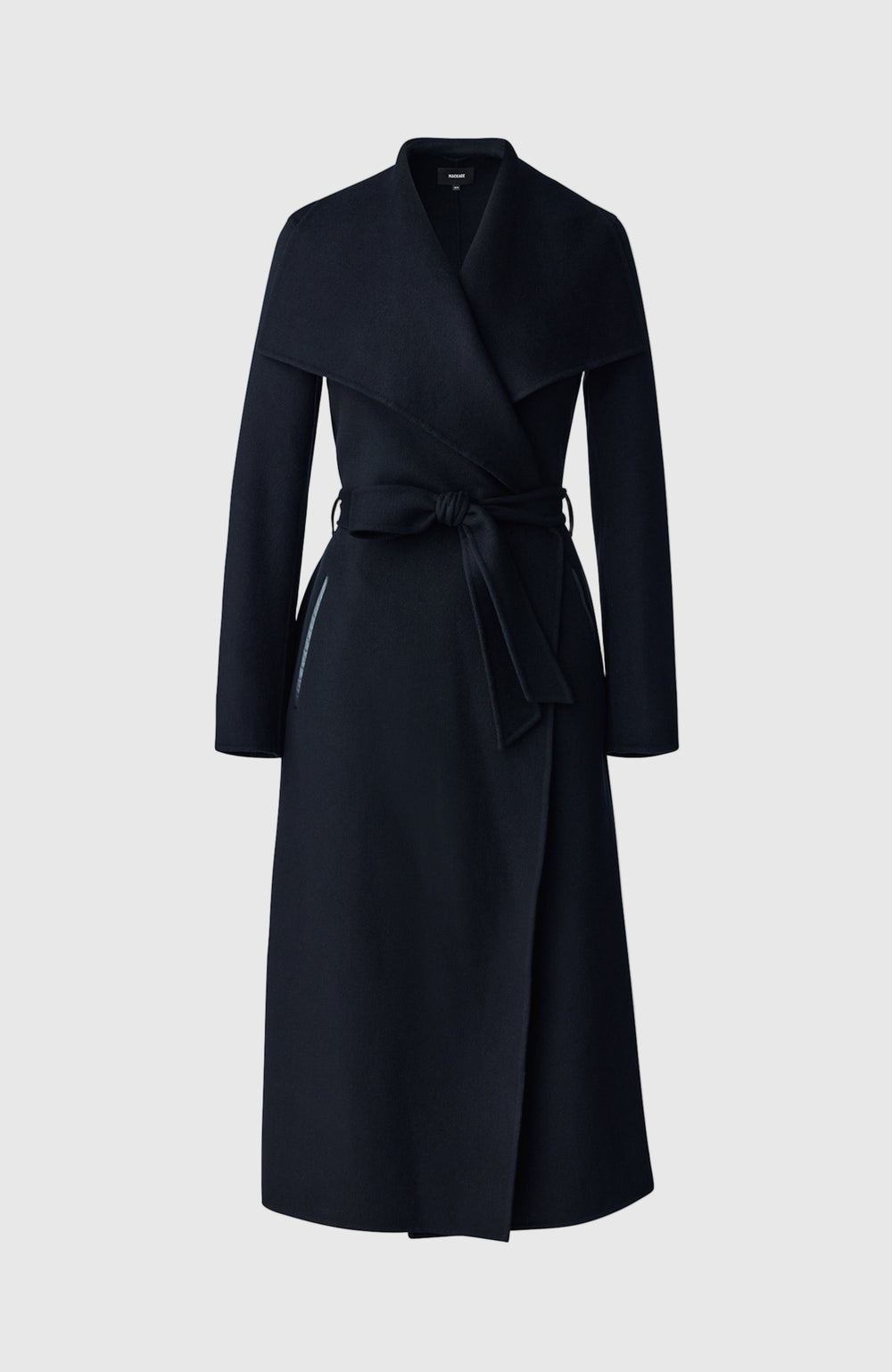 MAI-CN Double-face wool wrap coat – Shoptiques