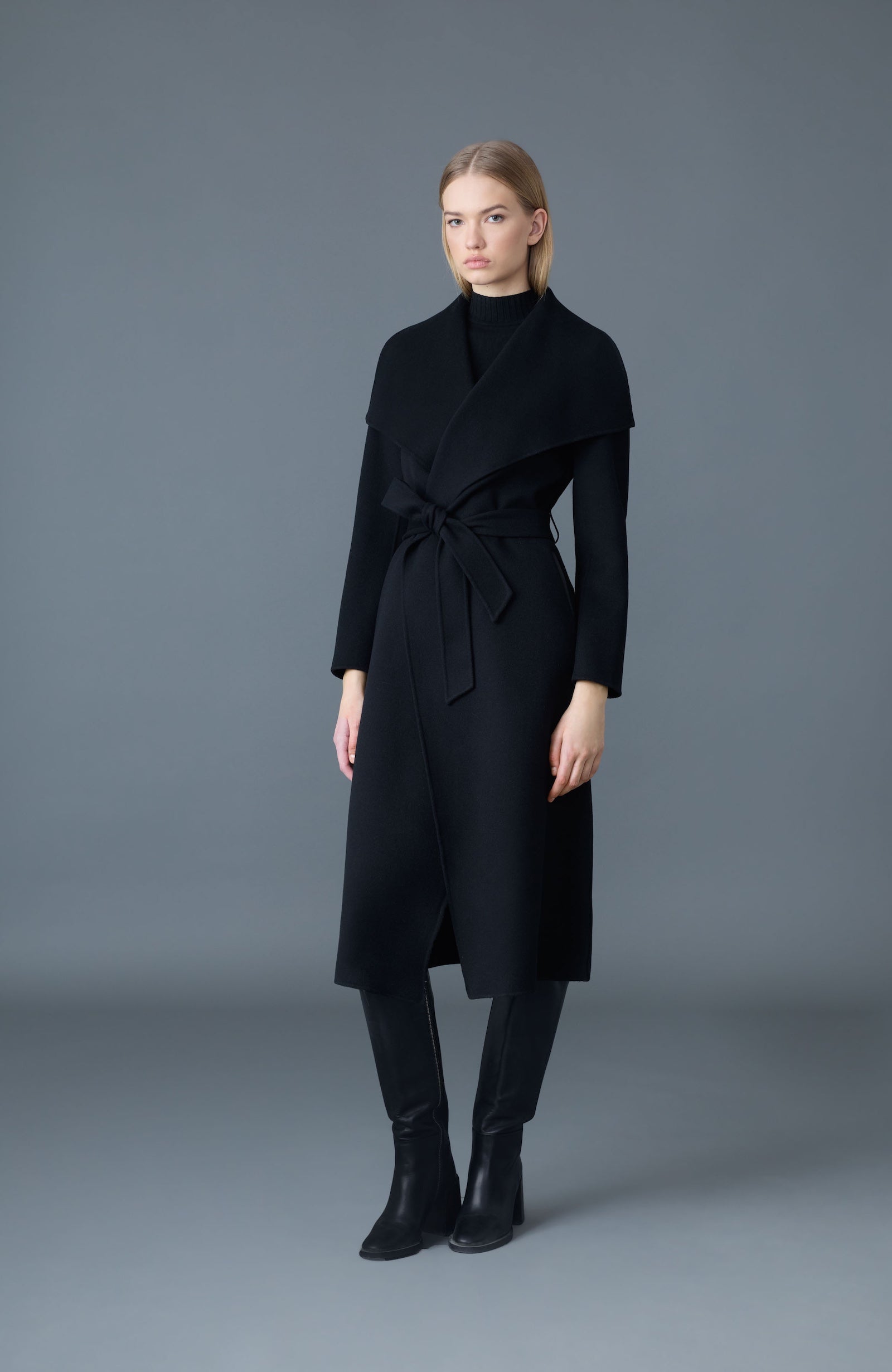 Mackage MAI-CN Double-face wool wrap coat – Shoptiques