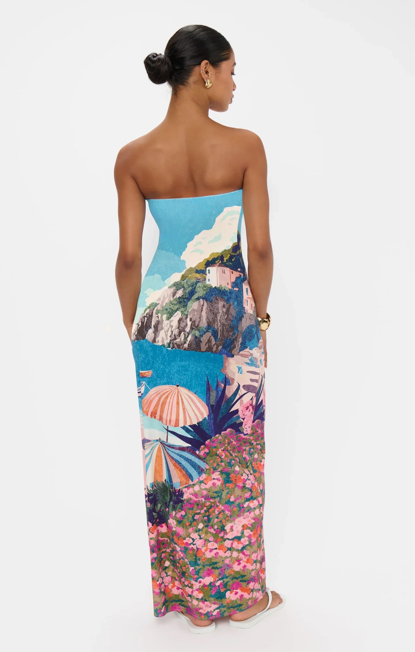 Taylor Tube Dress in Oasis Beach Club L