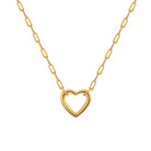 Modern Love Necklace 15 inch Gold