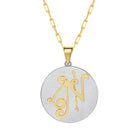 Saints & Saviors Fancy Initial N Pendant Necklace