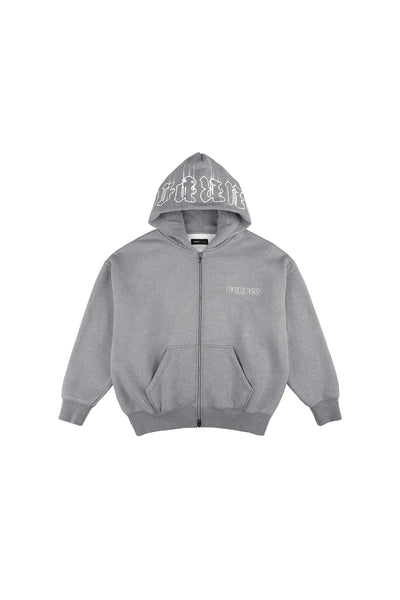 Gothic Wordmark Drip Zip Up Hoodie – Shoptiques