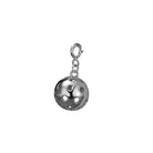 Pickleball Ball Charm Silver