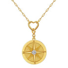 Saints We Wander Compass Necklace